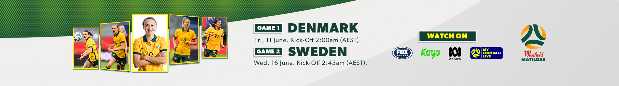 Matildas June Friendlies Matildas June Friendlies