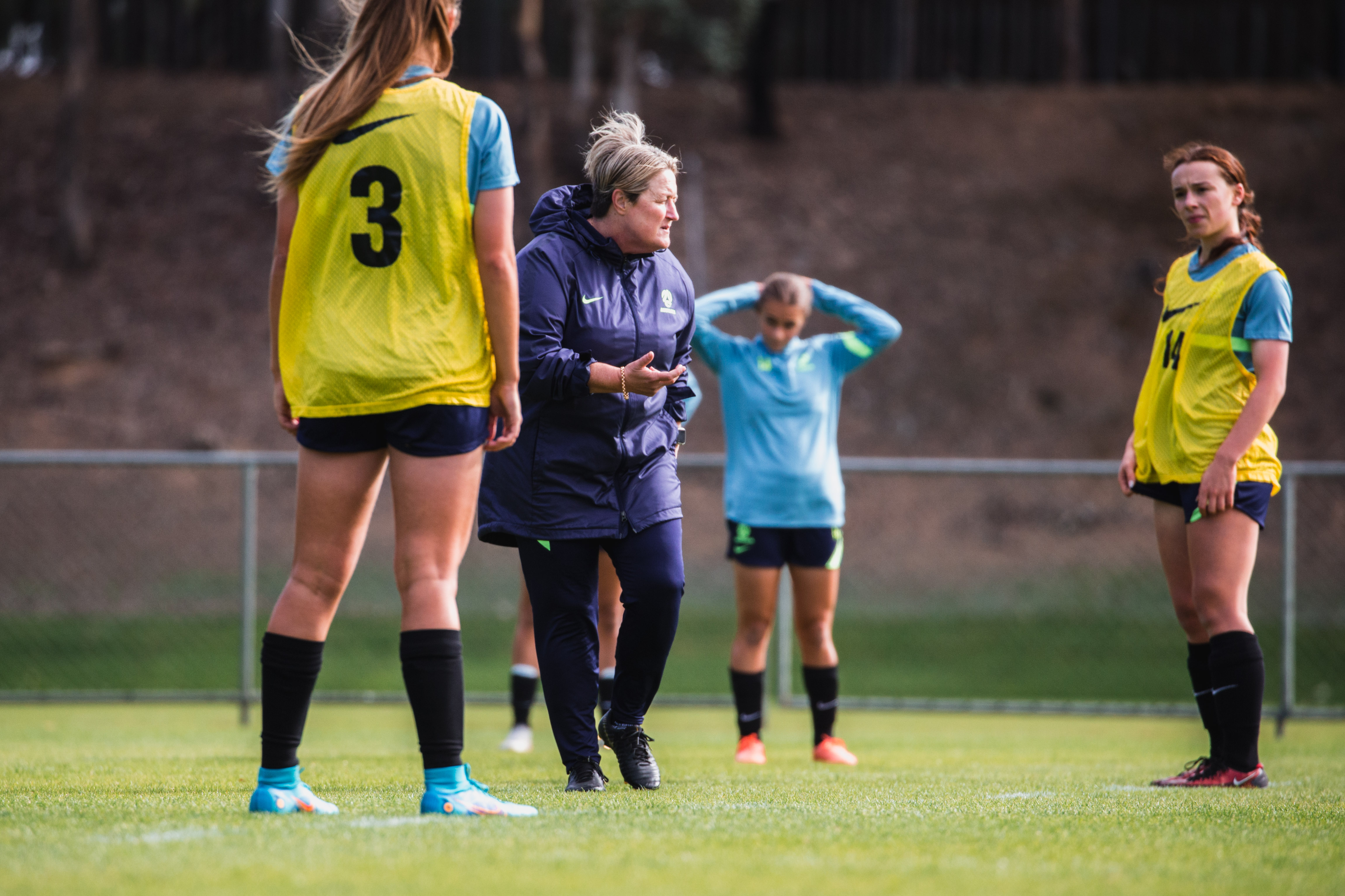 CommBank Junior Matildas head coach Rae Dower CommBank Junior Matildas head coach Rae Dower