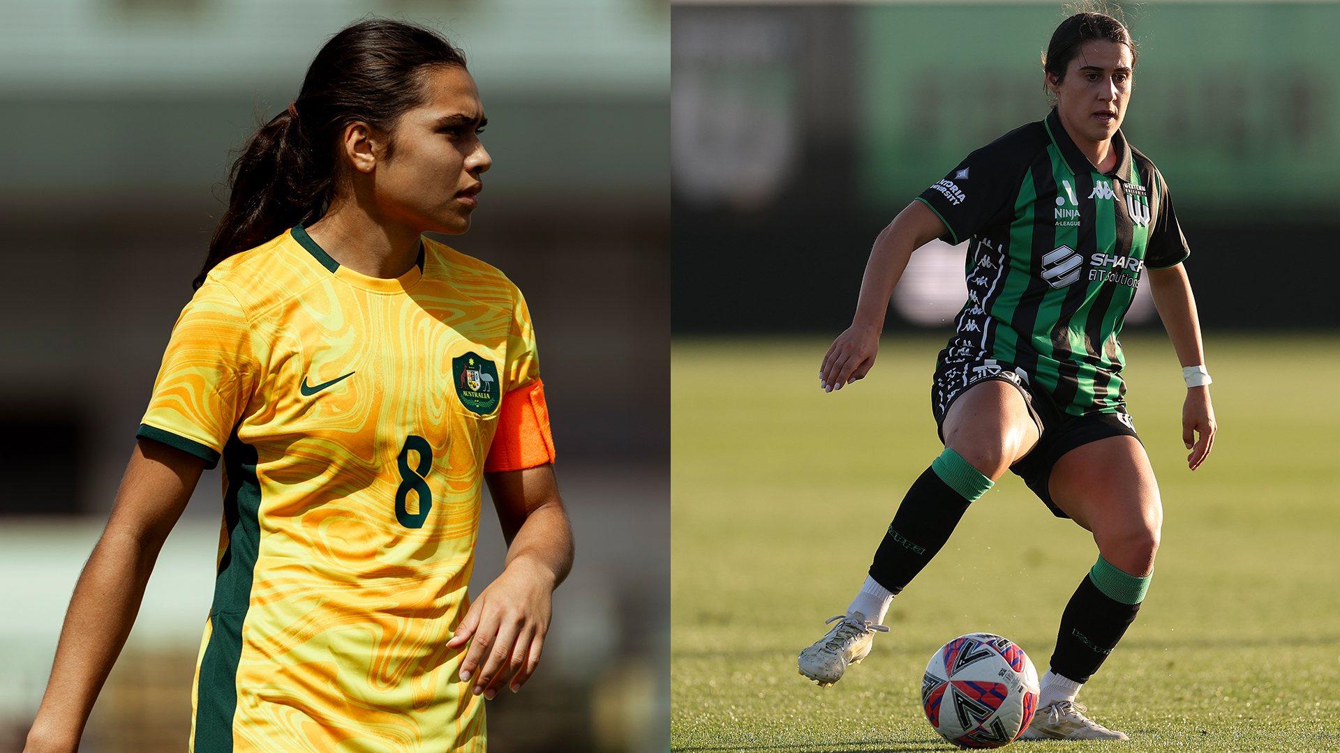 Grace Kuilamu (L) and Adriana Taranto (R) have both earned their first senior call-ups.