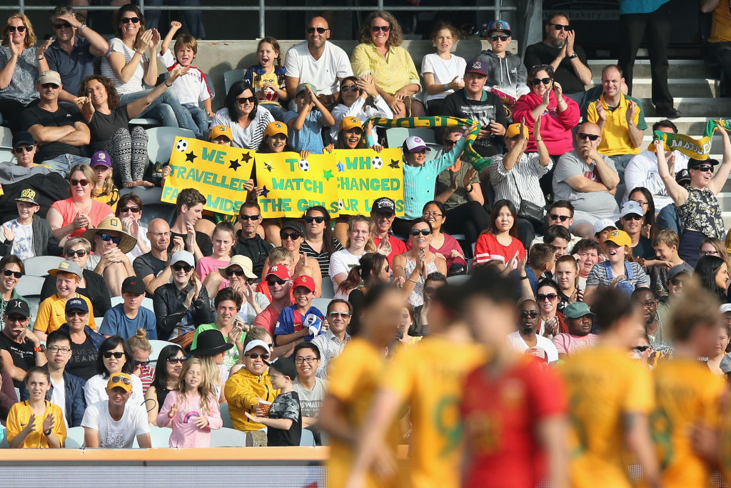 Matildas fans geelong