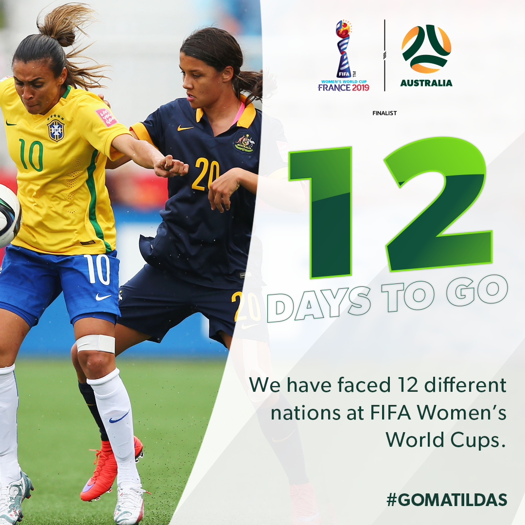 FIFA Women's World Cup: 12 days to go