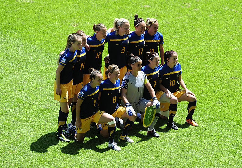 Australia women team group vs Sweden at 2011 FIFA Women's World Cup 