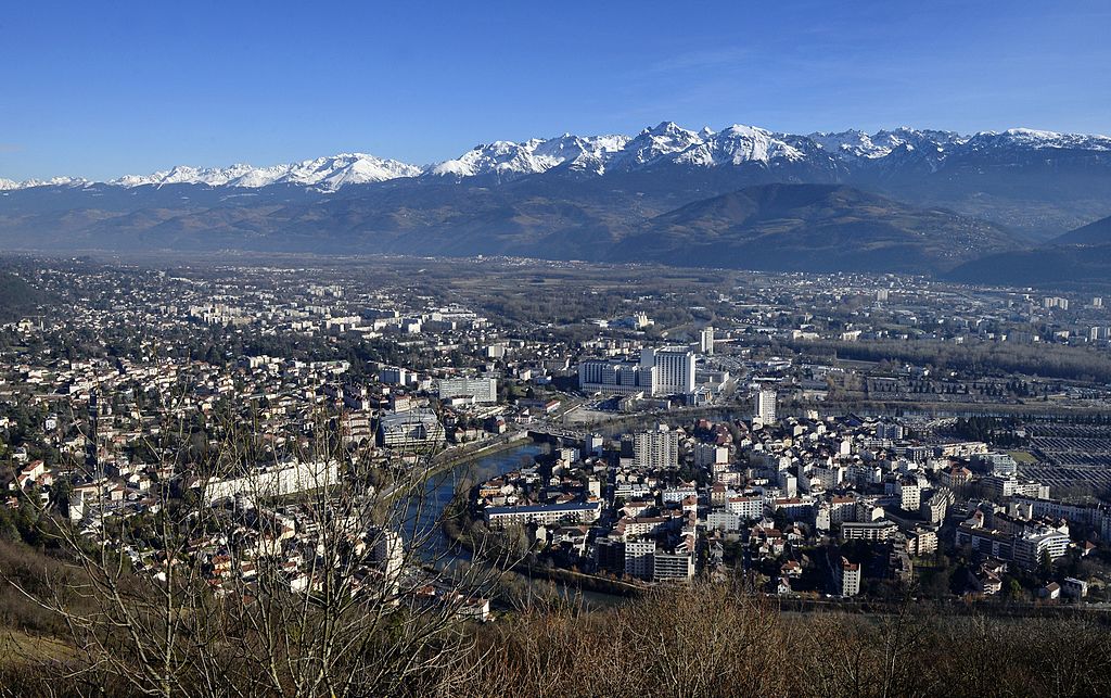 The city skyline of Grenoble, where Australia plays a Group C game at Women's World Cup 2019 