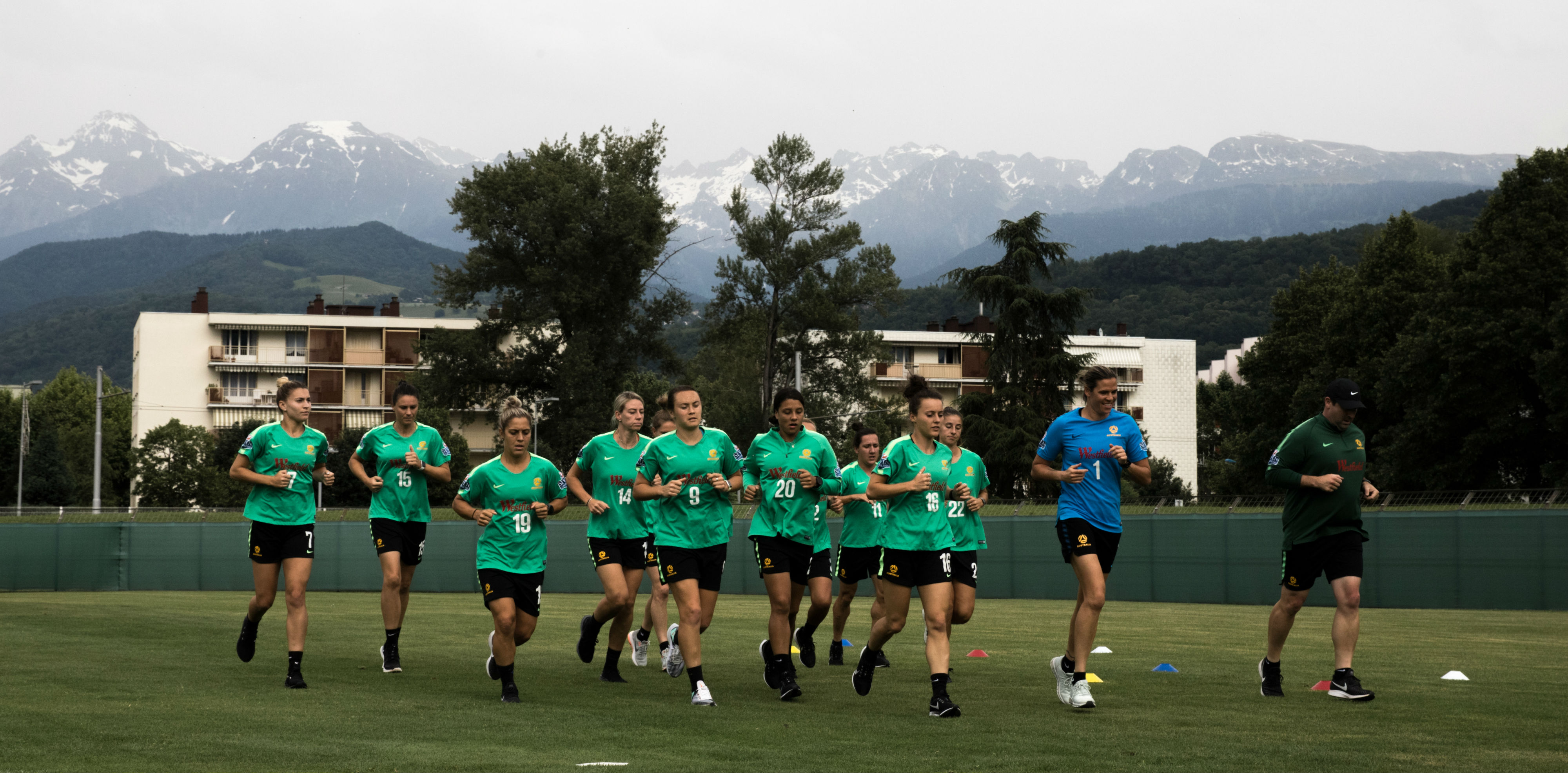 Matildas Grenoble training