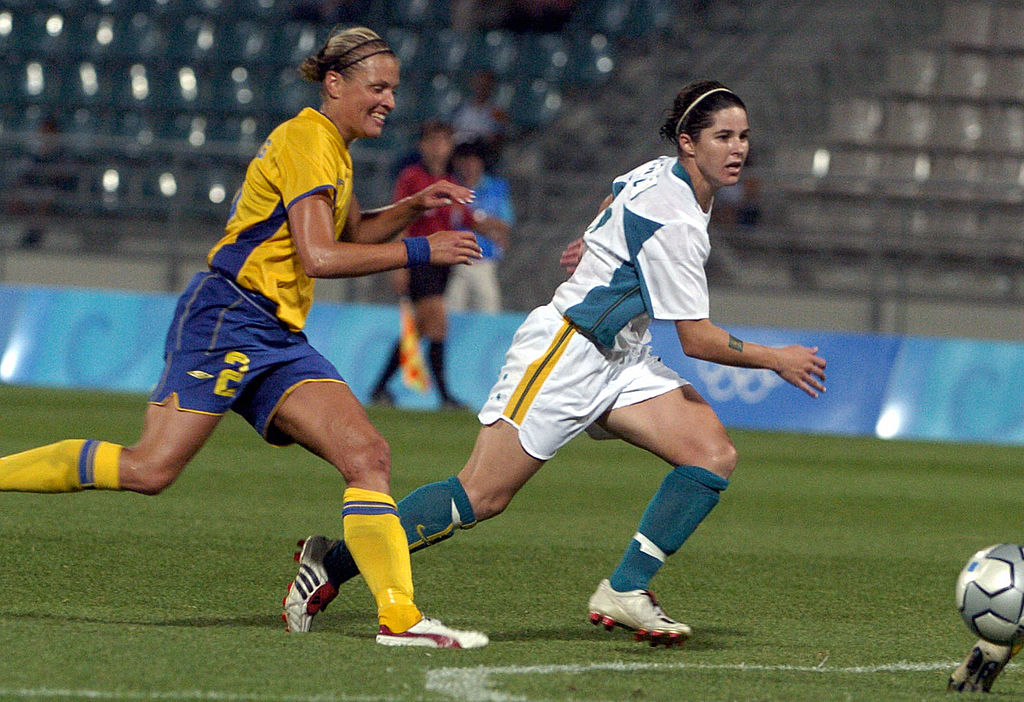 Sarah Walsh ενάντια στους Ολυμπιακούς Αγώνες της Σουηδίας 2004