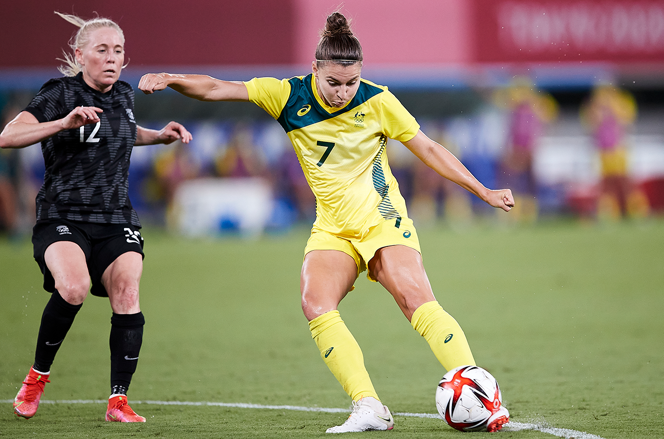 Stephanie Catley against New Zealand