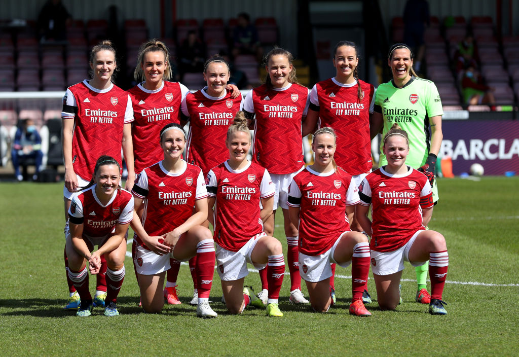 Arsenal before the Women's FA Cup match against Gillingham (Photo: GettyImages)