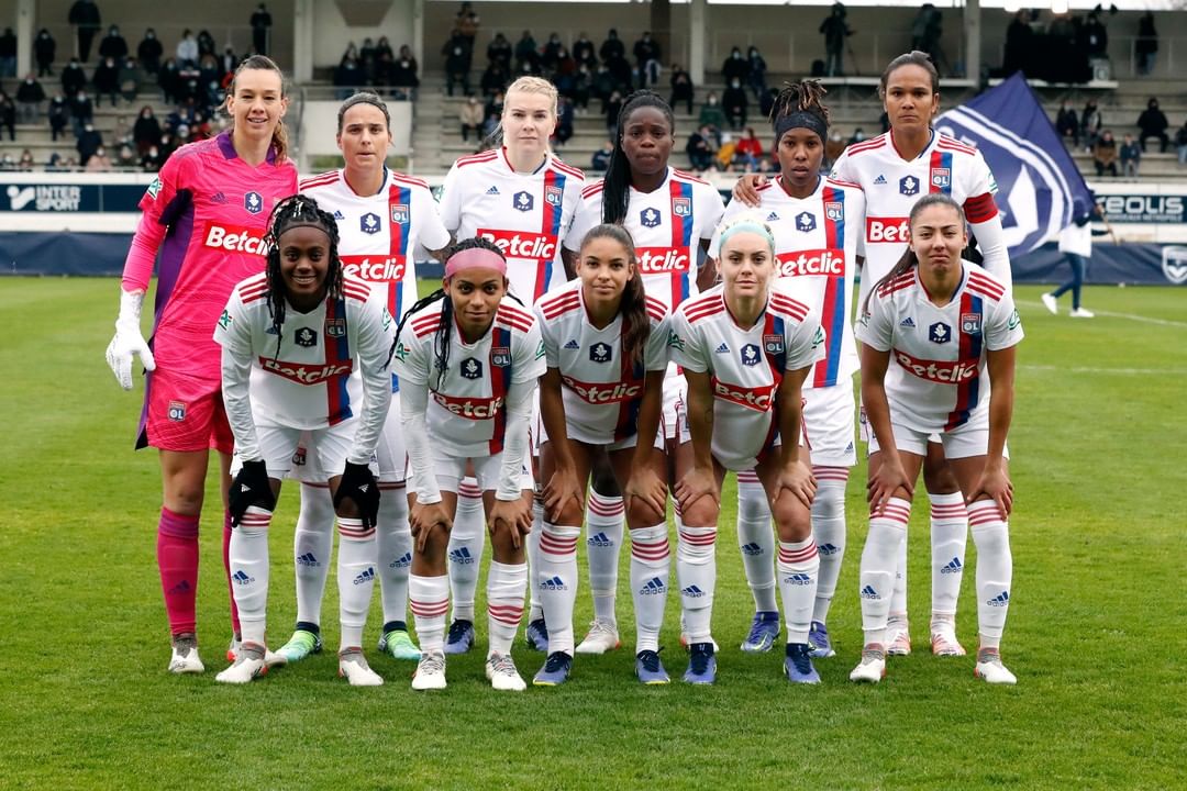 Olympique Lyonnais starting XI against Bordeaux (Source: @olfeminin Instagram)