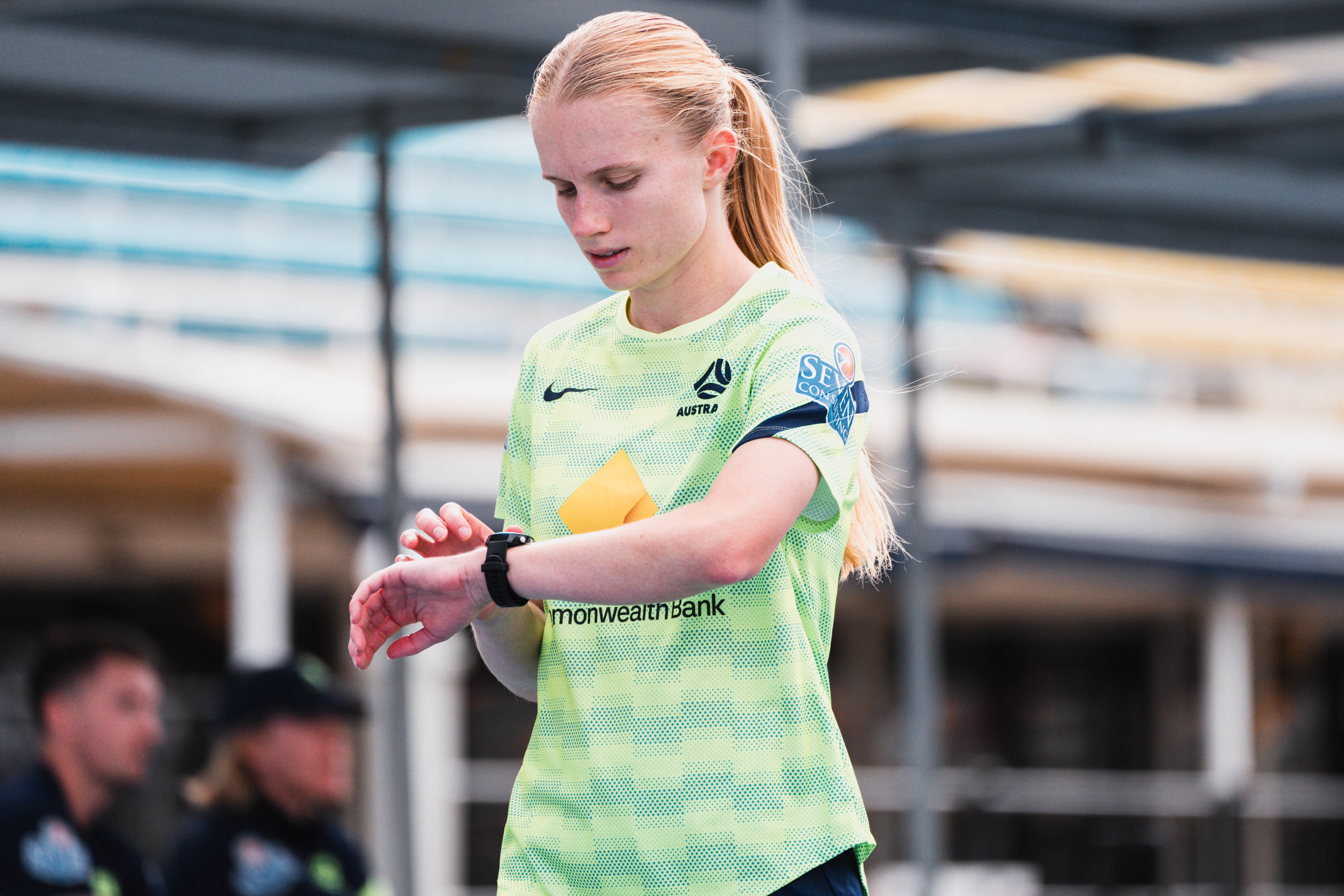 Kaitlyn Torpey during U23 camp in Brisbane. (Photo: Ann Odong/Football Australia)