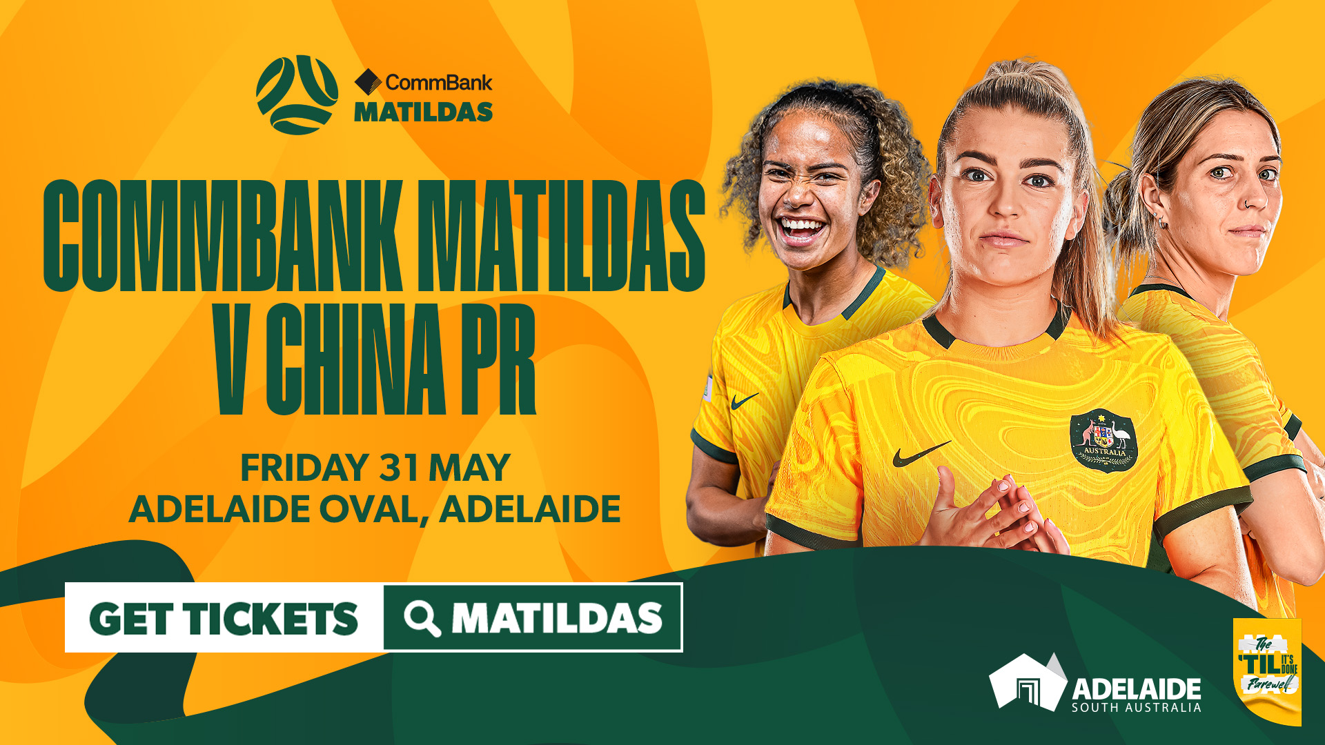 Tickets on sale to general public for our clash against China PR at