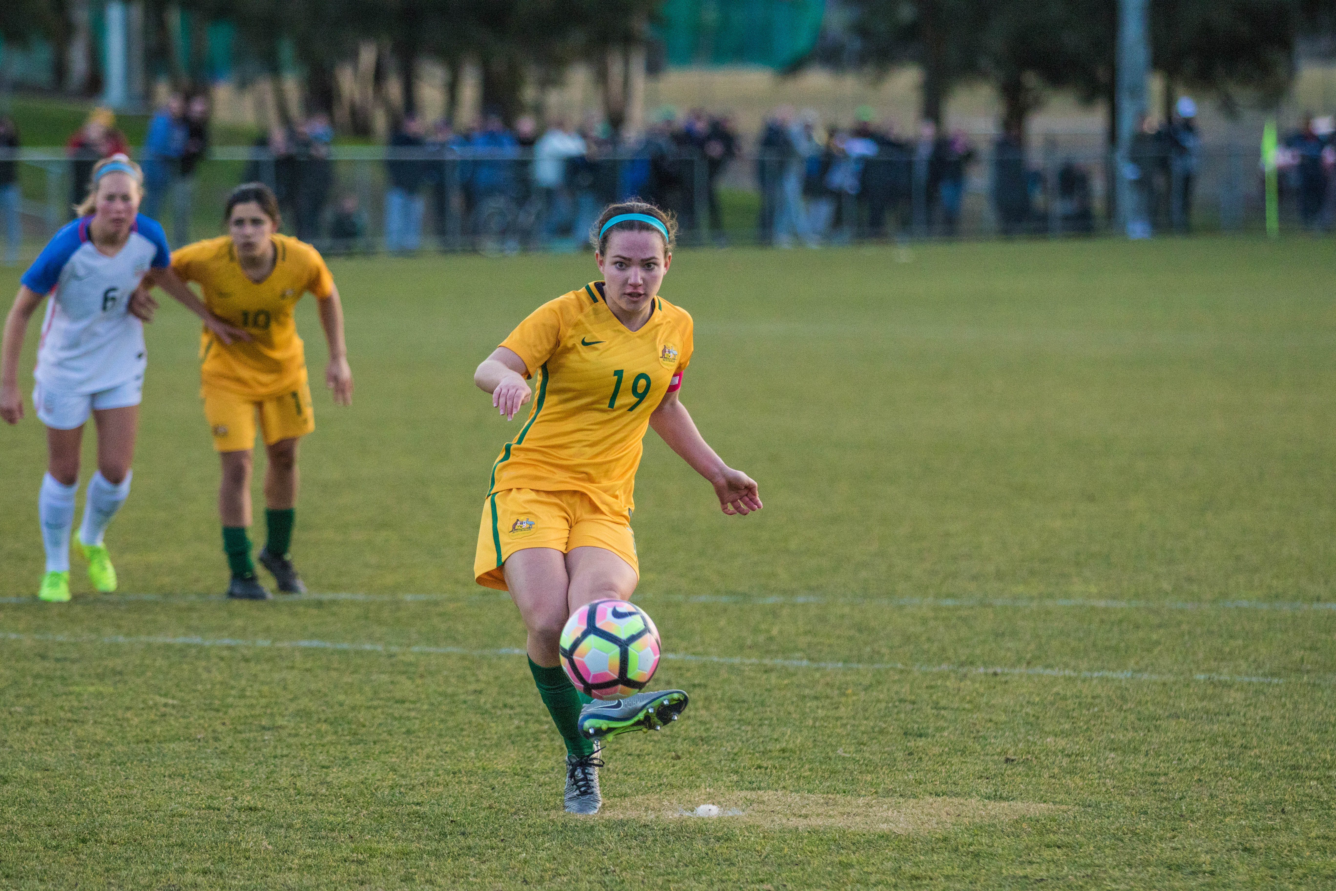Young Matildas v USA in Canberra.