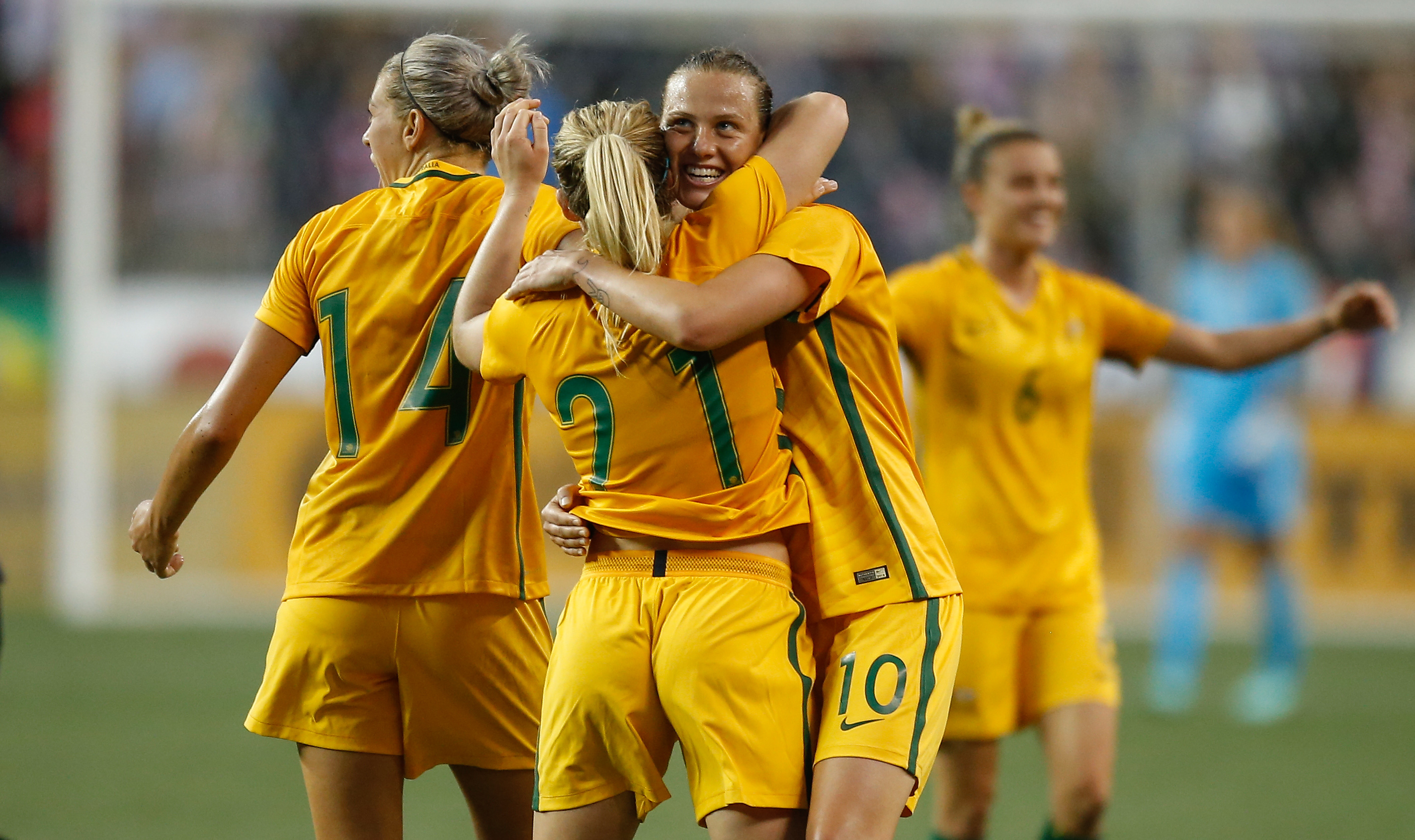There was a huge reaction to news of the Westfield Matildas v Brazil sell-out.