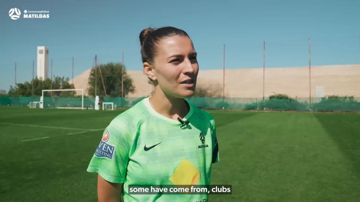 Steph Catley and Kyah Simon talk about our pre-camp training in Dubai 
