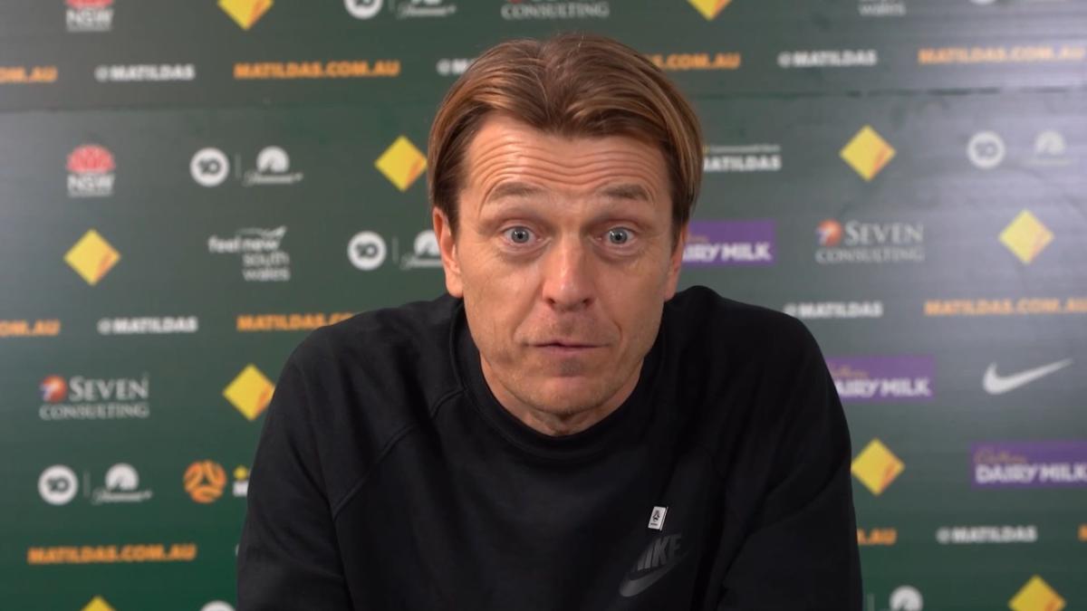 Tony Gustavsson: We have learnings to take inside our boxes | Press Conference | CommBank Matildas v USA