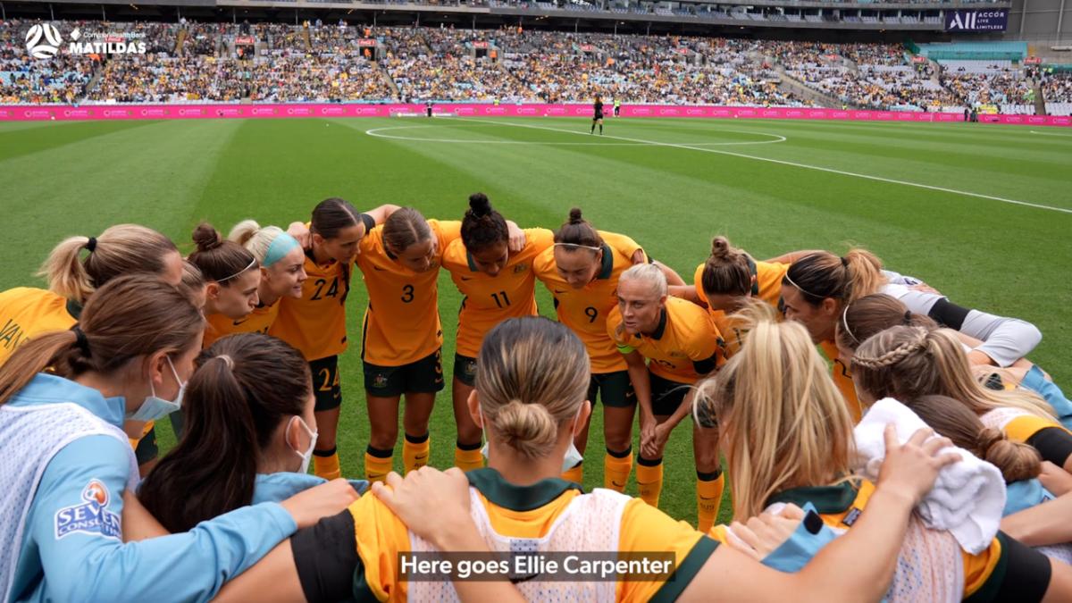Behind the Matildas v USA, brought to you by Rebel