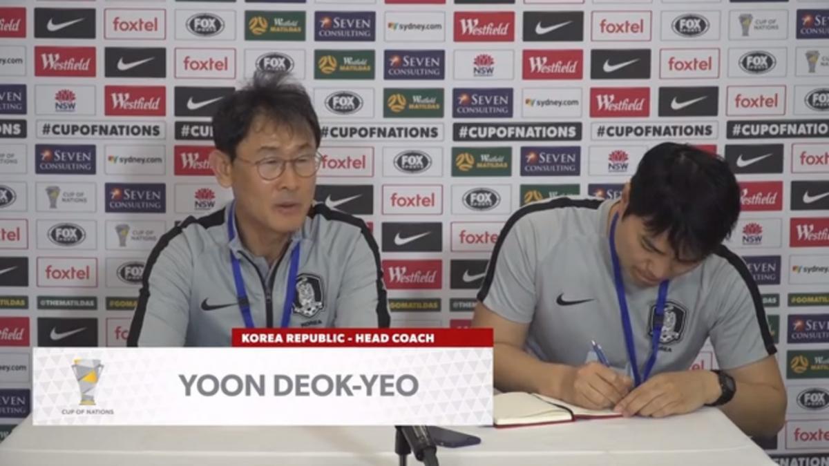 Press Conference: Yoon Deok-Yeo - Korea Republic