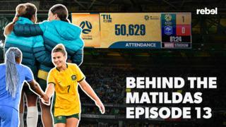 Behind the Matildas v France in Melbourne, brought to you by Rebel | Matildas