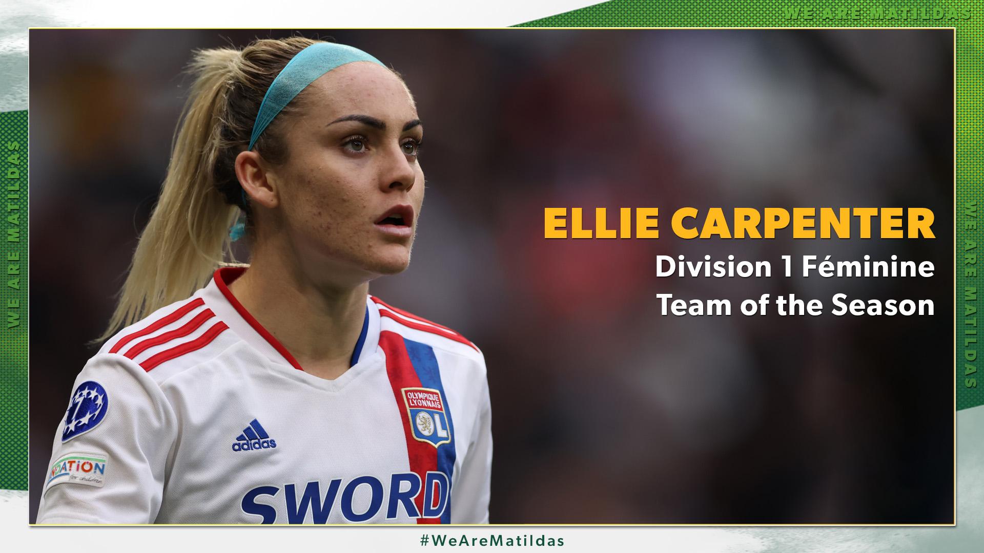 Ellie Carpenter named in the Division 1 Féminine Team of the Season