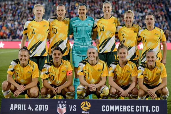 Matildas v USA team group_apr 2019