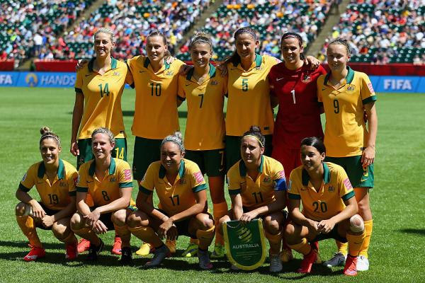 Australia Matildas Women's World Cup 2015 squad vs Japan
