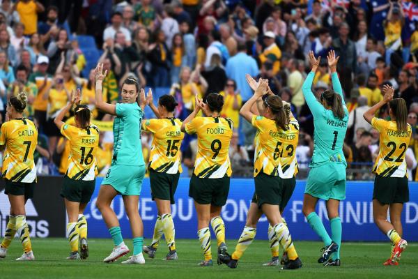The Matildas thank the fans for their incredible support