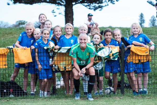 Westfield Matildas Fan Day in Newcastle