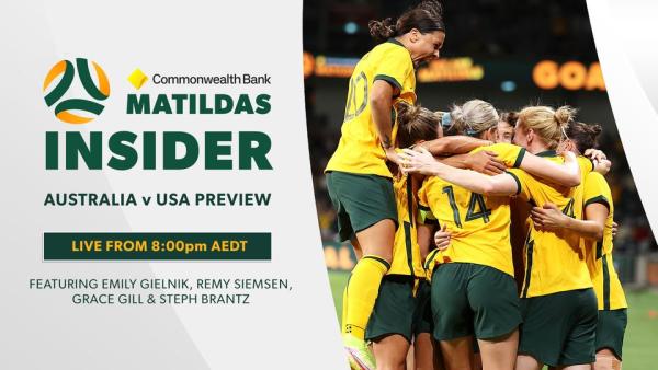 WATCH: Matildas Insider Live! Featuring Remy Siemsen and Emily Gielnik