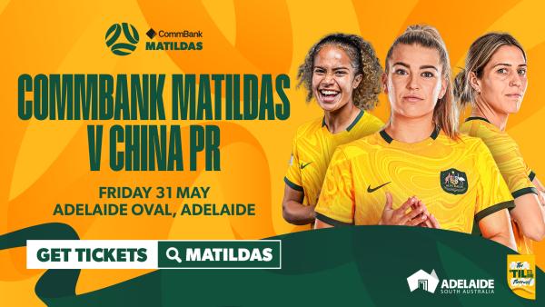 Tickets on sale to general public for our clash against China PR at Adelaide Oval