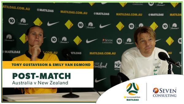 Tony Gustavsson & Emily Van Egmond | Post-match Press Conference | AUS v NZ Townsville