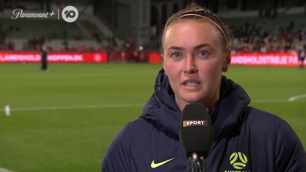 Foord: That one feels good | Post-Match Interview | CommBank Matildas v Denmark