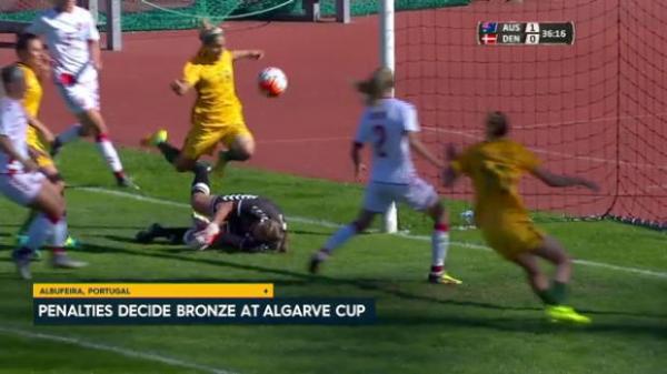 Matildas edged in Algarve Cup shootout