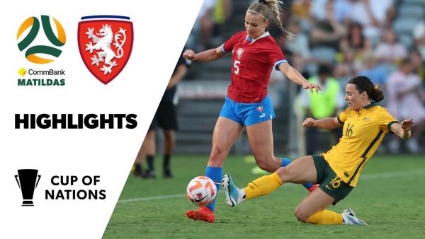 CommBank Matildas v Czechia | Highlights | Cup of Nations 2023