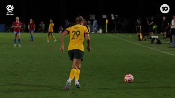 Clare Hunt talks about making her senior debut for Australia