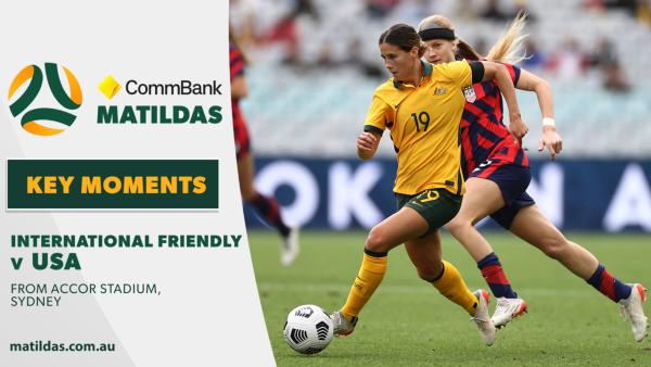 CommBank Matildas v USA | Key Moments | International Friendly