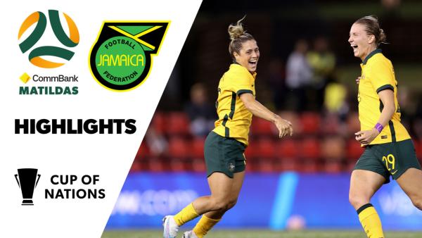 CommBank Matildas v Jamaica | Highlights | Cup of Nations 2023