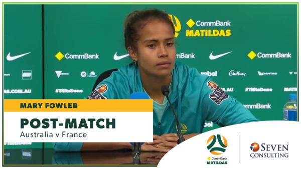 Post Match Press Conference: Mary Fowler | CommBank Matildas v France
