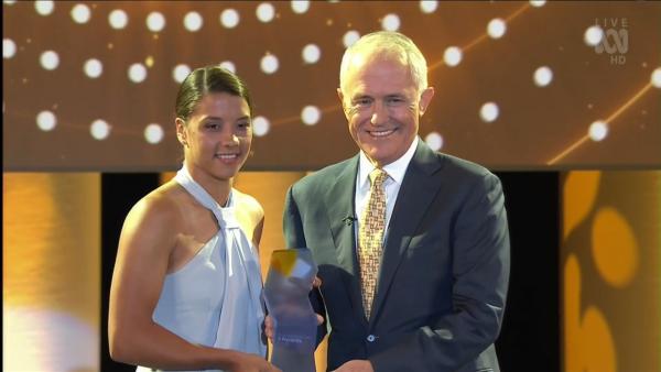 Sam Kerr named 2018 Young Australian of the Year