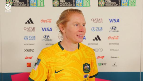 Clare Polkinghorne: One of my proudest moments | Australia v Republic of Ireland | FIFA Women's World Cup 2023™ Post Match Interview