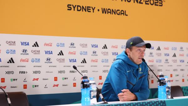 Tony Gustavsson | FIFA Women's World Cup Post-Match Press Conferece | CommBank Matildas