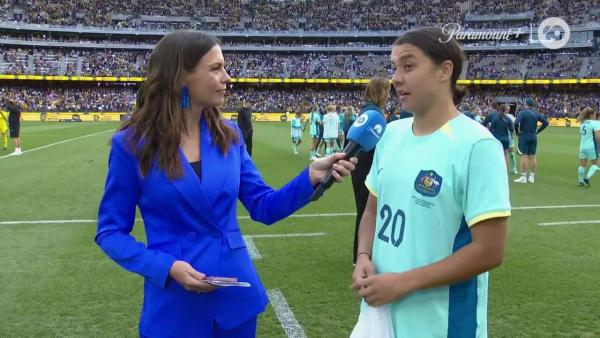 Sam Kerr: We worked our socks off today | Interview | Paris 2024 Olympic Qualifiers