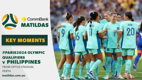 CommBank Matildas v Philippines | Key Moments | Paris 2024 Olympic Qualifiers