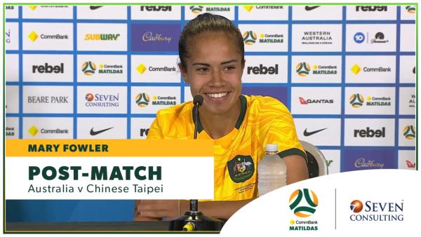 Post-Match Press Conference: Mary Fowler | CommBank Matildas v Chinese Taipei