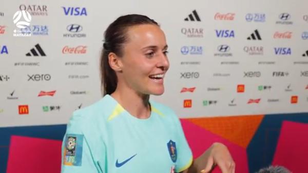 Raso: I feel to my knees, I was so happy | Australia v Canada | FIFA Women's World Cup™ Post Match Interview