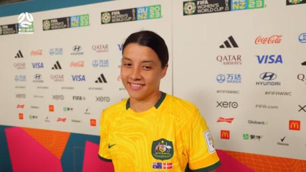 Kerr: A relief to be back on the pitch | Australia v Denmark | FIFA Women's World Cup™ Post Match Interview