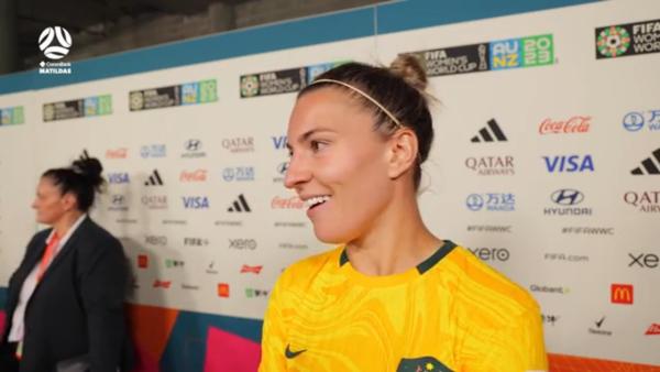 Catley: Every game is a different challenge | Australia v Denmark | FIFA Women's World Cup™ Post Match Interview