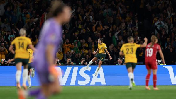 Foord on finding the back of the net for the first time this #FIFAWWC campaign | Australia v Denmark
