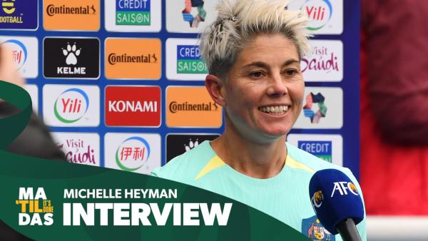 Michelle Heyman: I'm so happy | Interview | CommBank Matildas v Uzbekistan