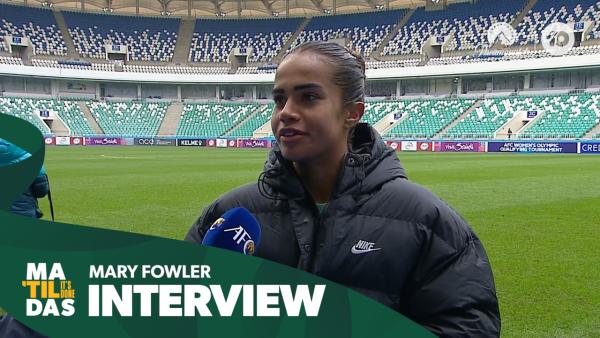 Mary Fowler: We knew we'd have to be patient | Interview | CommBank Matildas v Uzbekistan