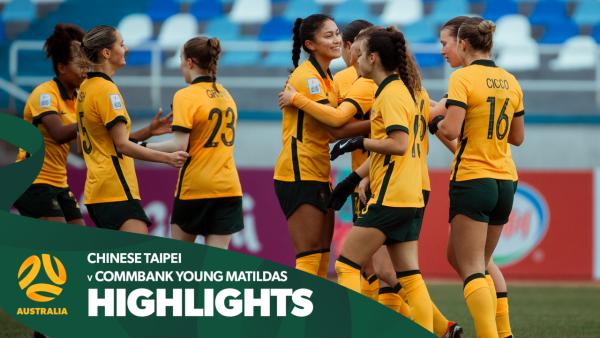 CommBank Young Matildas v Chinese Taipei | Highlights | AFC U20 Women’s Asian Cup Uzbekistan 2024