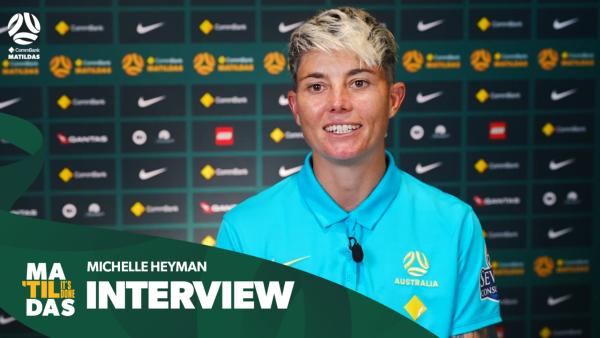 Michelle Heyman: My life's changed after those last games | Interview | CommBank Matildas v Mexico
